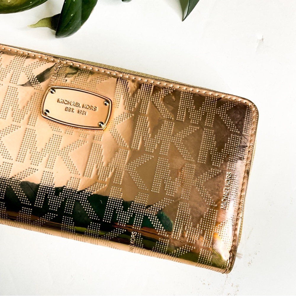 Michael Kors Rode Gold Women's Wallet - Picture 3 of 7